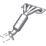 MagnaFlow direct-fit catalytic converter fits 2005-2012 Ford Escape, 2005-2011 Mercury Mariner, and more, this and 2005-2007 Escape 2.3 mani 2.3 inch inlet/outlet stainless steel C