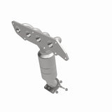 MagnaFlow direct-fit catalytic converter fits 2005-2012 Ford Escape, 2005-2011 Mercury Mariner, and more, this and 2005-2007 Escape 2.3 mani 2.3 inch inlet/outlet stainless steel C