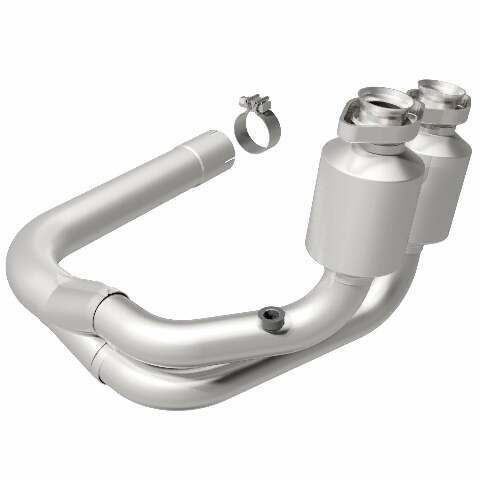 MagnaFlow direct-fit catalytic converter for 2004-2006 Jeep Wrangler stainless steel CARB compliant 49386