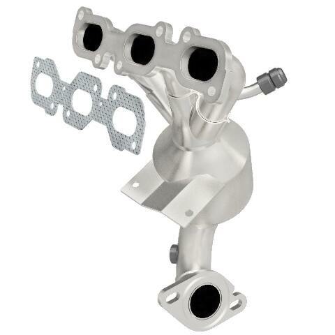 MagnaFlow direct-fit catalytic converter fits 2006-2009 Ford Fusion, Mercury Milan, and more, this and 2007 Mercury Milan 3.0L stainless steel CARB compliant OBDII 49388