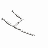 MagnaFlow direct-fit catalytic converter fits 2004-2005 Ford Explorer and Mercury Mountaineer and 05 Explorer 4.0 2/4wd 4 inch inlet/outlet stainless steel CARB compliant 49406