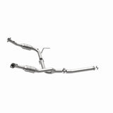 MagnaFlow direct-fit catalytic converter fits 2004-2005 Ford Explorer and Mercury Mountaineer and 05 Explorer 4.0 2/4wd 4 inch inlet/outlet stainless steel CARB compliant 49406