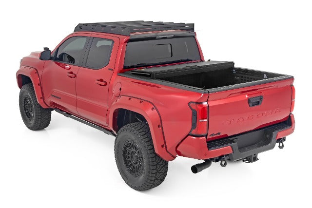 Fits Toyota Tacoma 2&4WD (2024) Hard Tri-Fold Flip Up Bed Cover; 5' Bed 49415551