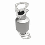MagnaFlow direct-fit catalytic converter fits 2000-2005 Mitsubishi Eclipse, 2001-2005 Dodge Stratus, and more, this and 01 Eclipse 3.0L frt 3.0L stainless steel CARB compliant OBDI