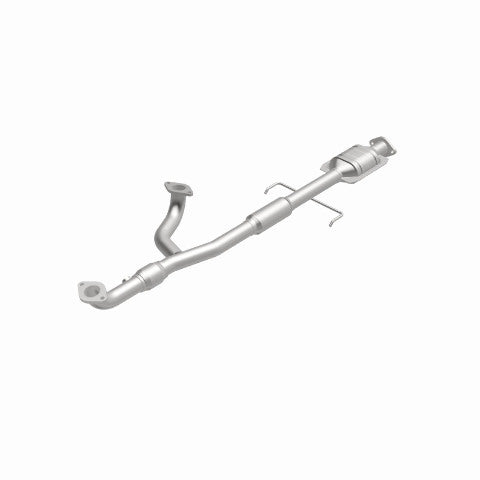MagnaFlow direct-fit catalytic converter fits 2000-2005 Mitsubishi Eclipse, 2001-2005 Dodge Stratus, and more, this and 2000-2003 Galant 3L rr stainless steel CARB compliant OBDII 