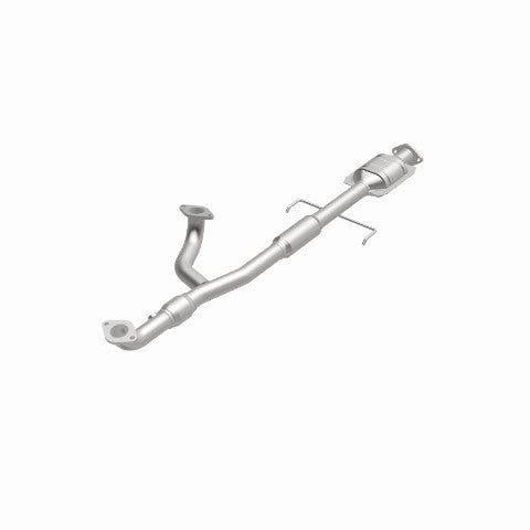 MagnaFlow direct-fit catalytic converter fits 2000-2005 Mitsubishi Eclipse, 2001-2005 Dodge Stratus, and more, this and 2000-2003 Galant 3L rr stainless steel CARB compliant OBDII 