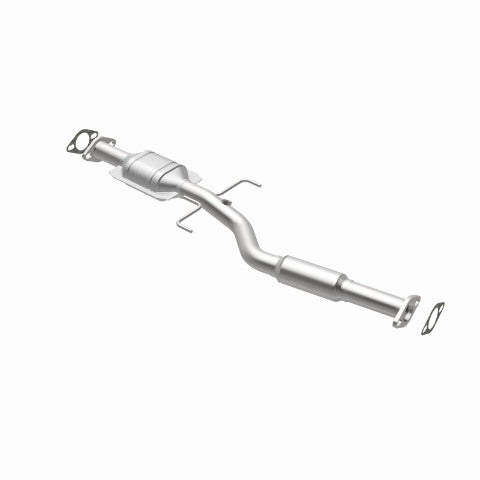MagnaFlow direct-fit catalytic converter fits 2000 Mitsubishi Galant 2.4L and 2000 Mitsubishi Eclipse 2.4L 2.4 inch inlet/outlet stainless steel CARB compliant OBDII 49458