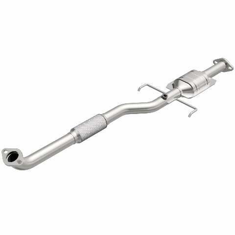 MagnaFlow direct-fit catalytic converter fits 2001-2003 Mitsubishi Galant 2.4L and 2000-2005 Mitsubishi Eclipse 2.4L 2.4 inch inlet/outlet stainless steel CARB compliant OBDII 4945