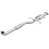 MagnaFlow direct-fit catalytic converter fits 2001-2003 Mitsubishi Galant 2.4L and 2000-2005 Mitsubishi Eclipse 2.4L 2.4 inch inlet/outlet stainless steel CARB compliant OBDII 4945
