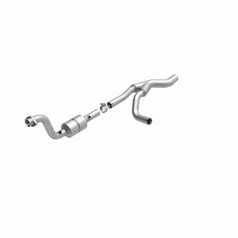 MagnaFlow direct-fit catalytic converter fits 2004 Durango 5.7L passenger side 5.7L passenger side stainless steel CARB compliant 49499