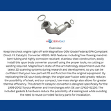 MagnaFlow direct-fit catalytic converter for 1999-2002 Toyota 4Runner 3.4L stainless steel CARB compliant 49505