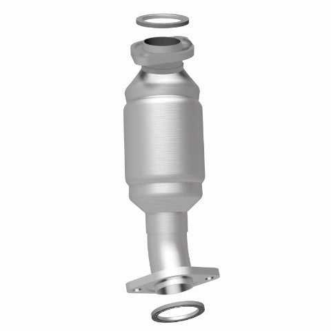 MagnaFlow direct-fit catalytic converter fits 1999-2003 Lexus RX300 and 2001-2003 Toyota Highlander, this and 2001-2003 Toyota Highlander 3L frt stainless steel CARB compliant OBDI