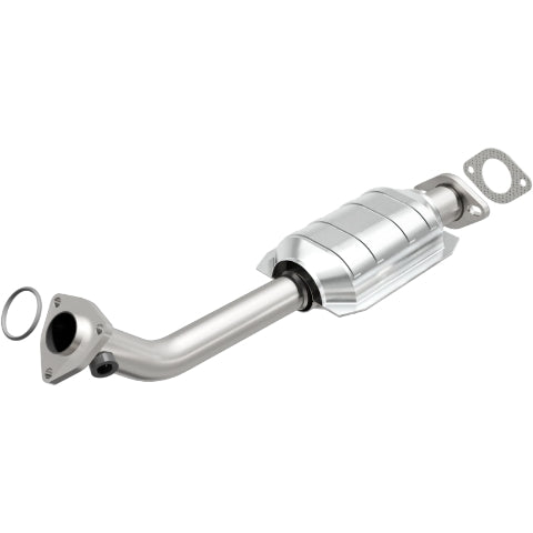 MagnaFlow direct-fit catalytic converter fits 2001-2004 Pathfinder passenger side rr passenger side stainless steel CARB compliant OBDII 49532