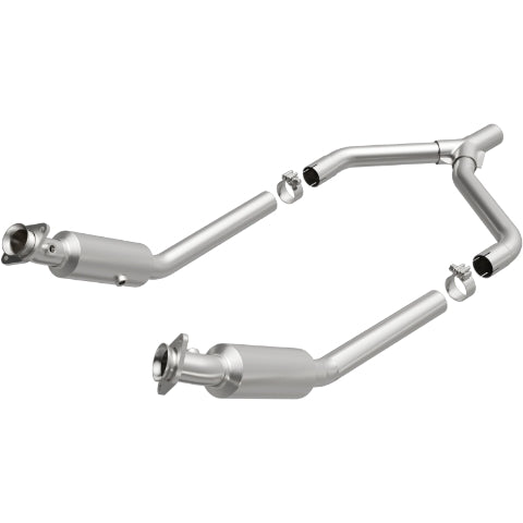 MagnaFlow direct-fit catalytic converter for 2005-2010 Ford Mustang 4.0L stainless steel CARB compliant OBDII 49533