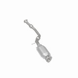 MagnaFlow direct-fit catalytic converter fits 1999-2002 Daewoo Lanos 1.6L and 1999-2002 Lanos 1.6 rear 1.6 inch inlet/outlet stainless steel CARB compliant OBDII 49547