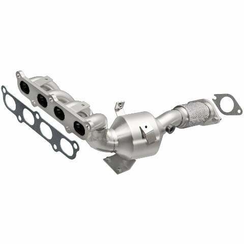 MagnaFlow direct-fit catalytic converter fits 2011 Ford Fiesta 1.6L 4 1.6L stainless steel CARB compliant OBDII 49552