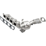 MagnaFlow direct-fit catalytic converter fits 2011 Ford Fiesta 1.6L 4 1.6L stainless steel CARB compliant OBDII 49552