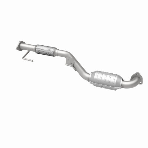MagnaFlow direct-fit catalytic converter fits 2002-2006 Mazda MPV 3.0L and 2002-2003 MPV 3.0L passenger side rr 3.0L passenger side stainless steel CARB compliant OBDII 49567