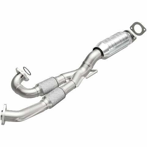 MagnaFlow direct-fit catalytic converter for 2002-2005 Nissan Altima 3.5 inch inlet/outlet stainless steel CARB compliant OBDII 49568