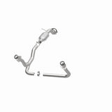 MagnaFlow direct-fit catalytic converter fits 2000-2005 Chevrolet Blazer, 2001-2004 Chevrolet GM S10, and additional vehicles and 2000-2005 GM Blazer 4WD 4.3L stainless steel CARB 