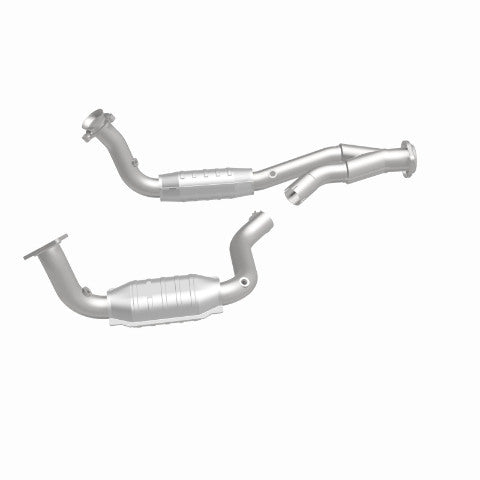 MagnaFlow direct-fit catalytic converter for 2003-2006 Chevy 5.3 inch inlet/outlet stainless steel CARB compliant 49580