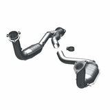 MagnaFlow direct-fit catalytic converter for 2003-2006 Chevy 5.3 inch inlet/outlet stainless steel CARB compliant 49580