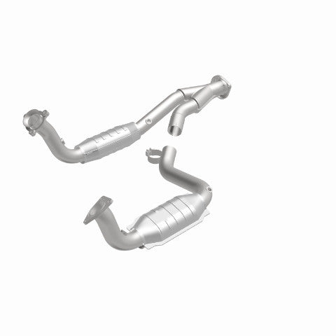 MagnaFlow direct-fit catalytic converter for 2003-2006 Chevy 5.3 inch inlet/outlet stainless steel CARB compliant 49580