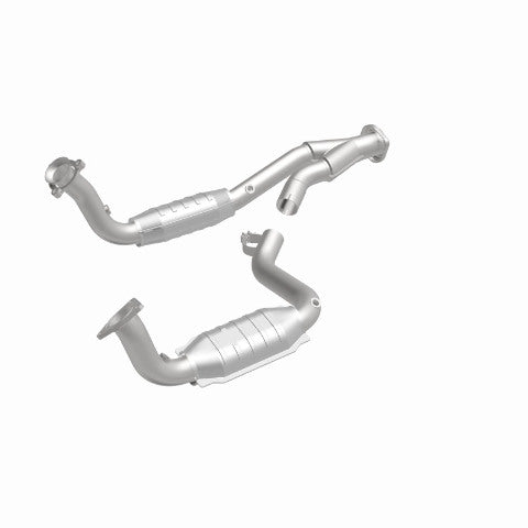 MagnaFlow direct-fit catalytic converter for 2003-2006 Chevy 5.3 inch inlet/outlet stainless steel CARB compliant 49580