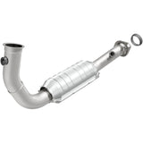 MagnaFlow direct-fit catalytic converter fits 2004 Liberty passenger side front passenger side stainless steel CARB compliant OBDII 49583