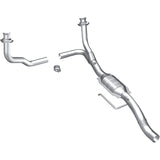 MagnaFlow direct-fit catalytic converter fits 2000-2003 Dodge Dakota 4.7L and 2000-2003 Dakota 4.7L 4WD 4.7L stainless steel CARB compliant OBDII 49600