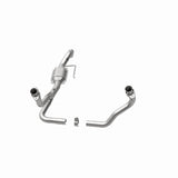 MagnaFlow direct-fit catalytic converter fits 2000-2003 Dodge Dakota 4.7L and 2000-2003 Dakota 4.7L 4WD 4.7L stainless steel CARB compliant OBDII 49600
