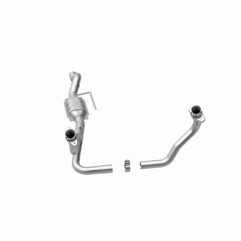 MagnaFlow direct-fit catalytic converter fits 2000-2003 Dodge Dakota 4.7L and 2000-2003 Dakota 4.7L 4WD 4.7L stainless steel CARB compliant OBDII 49600