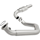 MagnaFlow direct-fit catalytic converter fits 2003-2005 Chevrolet Express 3500, Chevrolet Express 2500, and additional vehicles and 2003-2007 GM 2500/3500 driver side driver side s