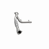 MagnaFlow direct-fit catalytic converter fits 2003-2004 Ford Expedition 4.6L and 2003-2004 Exped 4.6L passenger side 4.6L passenger side stainless steel CARB compliant OBDII 49607