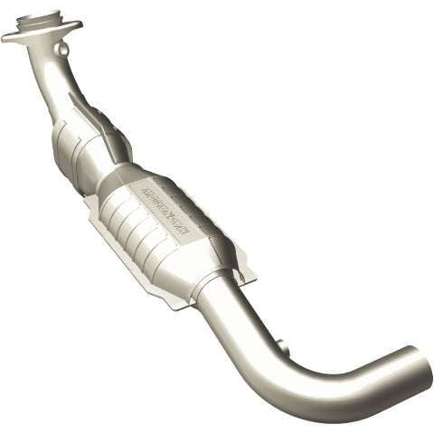 MagnaFlow direct-fit catalytic converter for 2001-2003 Ford F-150 driver side 5.4 inch inlet/outlet stainless steel CARB compliant OBDII 49621