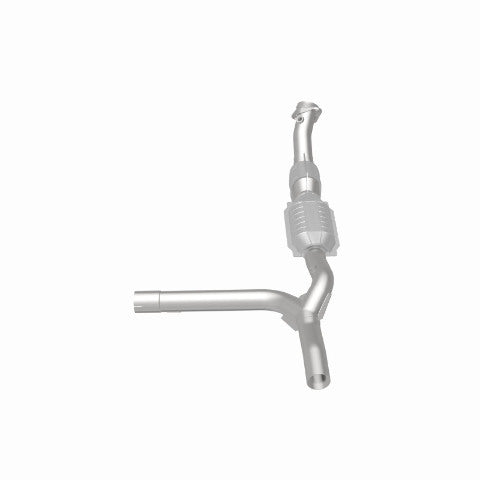 MagnaFlow direct-fit catalytic converter for 2001-2003 Ford F-150 passenger side 5.4 inch inlet/outlet stainless steel CARB compliant OBDII 49622