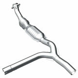 MagnaFlow direct-fit catalytic converter for 2001-2003 Ford F-150 passenger side 5.4 inch inlet/outlet stainless steel CARB compliant OBDII 49622