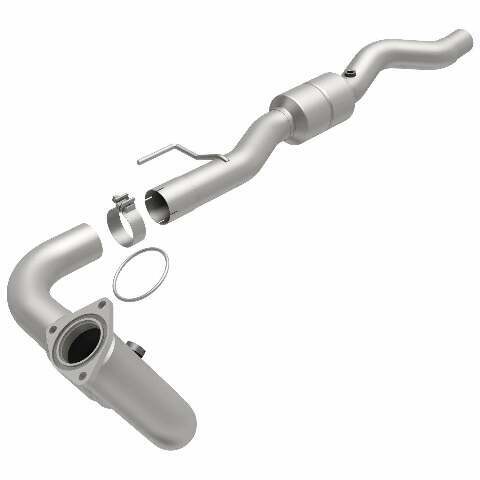 MagnaFlow direct-fit catalytic converter fits 2001-2003 Chevrolet Suburban 2500, 2002-2003 Chevrolet Avalanche 2500, and additional vehicles and 2002-2003 Avalanche 8.1 driver side