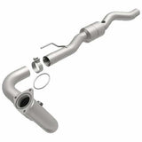 MagnaFlow direct-fit catalytic converter fits 2001-2003 Chevrolet Suburban 2500, 2002-2003 Chevrolet Avalanche 2500, and additional vehicles and 2002-2003 Avalanche 8.1 driver side