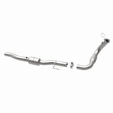 MagnaFlow direct-fit catalytic converter fits 2001-2003 Chevrolet Suburban 2500, 2002-2003 Chevrolet Avalanche 2500, and additional vehicles and 2002-2003 Avalanche 8.1 driver side