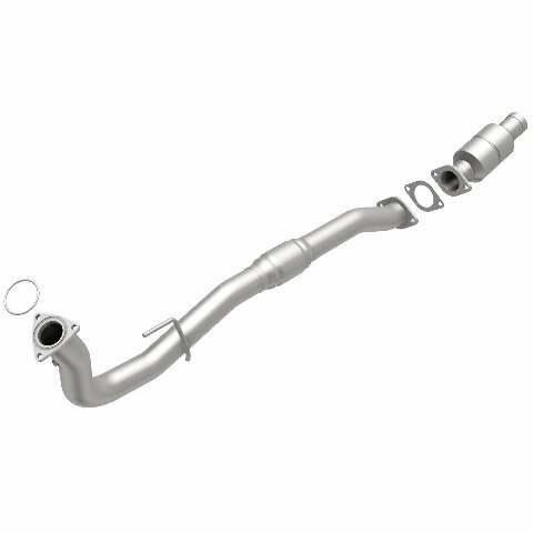 MagnaFlow direct-fit catalytic converter fits 2001-2003 Chevrolet Suburban 2500, 2002-2003 Chevrolet Avalanche 2500, and additional vehicles and 2002-2003 Avalanche 8.1 passenger s