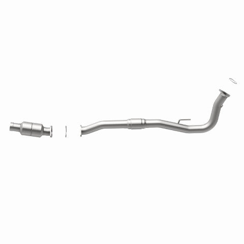 MagnaFlow direct-fit catalytic converter fits 2001-2003 Chevrolet Suburban 2500, 2002-2003 Chevrolet Avalanche 2500, and additional vehicles and 2002-2003 Avalanche 8.1 passenger s