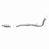 MagnaFlow direct-fit catalytic converter fits 2001-2003 Chevrolet Suburban 2500, 2002-2003 Chevrolet Avalanche 2500, and additional vehicles and 2002-2003 Avalanche 8.1 passenger s