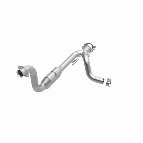 MagnaFlow direct-fit catalytic converter fits 2007-2009 Chrysler Aspen and Dodge Durango and 2007-2009 Durango 5.7 passenger side passenger side 5.7 inch inlet/outlet stainless ste