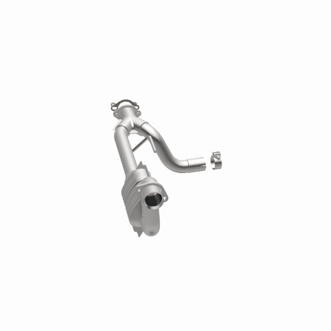 MagnaFlow direct-fit catalytic converter fits 2007-2009 Chrysler Aspen and Dodge Durango and 2007-2009 Durango 5.7 passenger side passenger side 5.7 inch inlet/outlet stainless ste