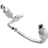 MagnaFlow direct-fit catalytic converter fits 04 Dakota 3.7/4.7 2WD 3.7 inch inlet 4.7 inch outlet stainless steel CARB compliant 49657