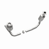 MagnaFlow direct-fit catalytic converter fits 04 Dakota 3.7/4.7 2WD 3.7 inch inlet 4.7 inch outlet stainless steel CARB compliant 49657