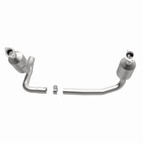 MagnaFlow direct-fit catalytic converter fits 04 Dakota 3.7/4.7 2WD 3.7 inch inlet 4.7 inch outlet stainless steel CARB compliant 49657