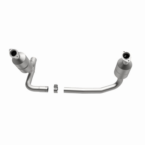 MagnaFlow direct-fit catalytic converter fits 04 Dakota 3.7/4.7 4WD 3.7 inch inlet 4.7 inch outlet stainless steel CARB compliant 49658