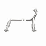 MagnaFlow direct-fit catalytic converter fits 2006-2010 Ford Explorer, 2007-2010 Ford Explorer Sport Trac, and additional vehicles and 2006-2009 Expl/Mtnr 4.6L stainless steel CARB
